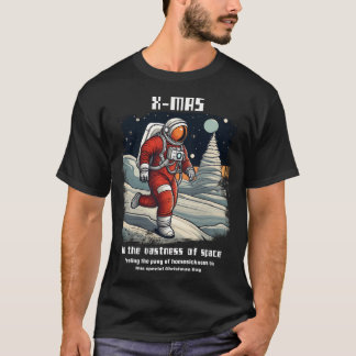 T-shirt Odyssée de Noël cosmique Festiv inspiré par les as