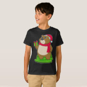 T-shirt Oear Christmas Santa chapeau (Devant entier)