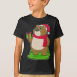 T-shirt Oear Christmas Santa chapeau<br><div class="desc">Ce design est le cadeau idéal pour un anniversaire,  Noël et d'autres célébrations. Il convient aux femmes,  aux hommes et aux enfants.</div>
