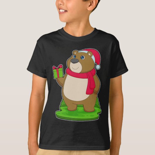 T-shirt Oear Christmas Santa chapeau (Devant)