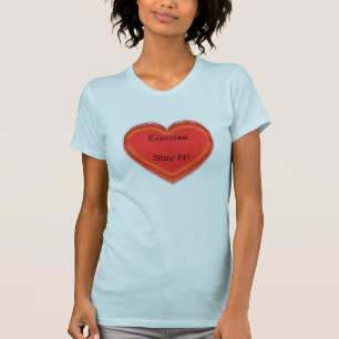 T-shirt - oefent hart uit