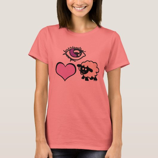 T-shirt OEil amour (Devant)