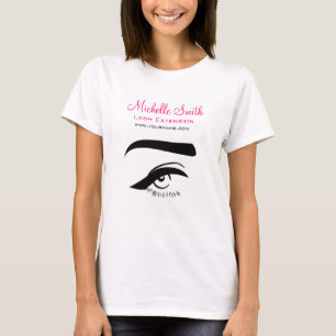 T-shirt Oeil avec le marquage à chaud d'extension de mèche
