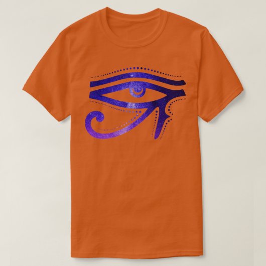 T-shirt Oeil Cosmique De Ra Egyptian Hiéroglyph (Design devant)