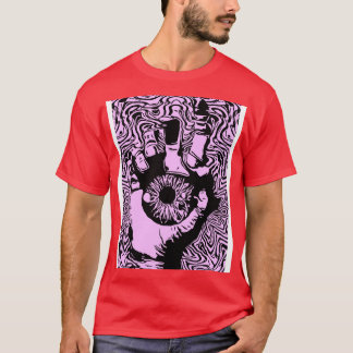T-shirt Oeil dans une main
