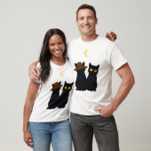 T-shirt Oeil de cats noirs (Unisexe)