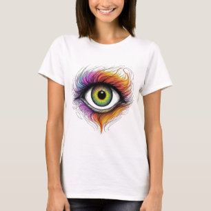T-shirt Oeil de flamme éthérique