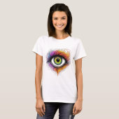 T-shirt Oeil de flamme éthérique (Devant entier)