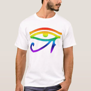 T-shirt Oeil de gay pride de Horus