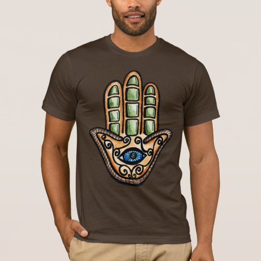 T-shirt Oeil de Hamsa, main de Fatima (Devant)