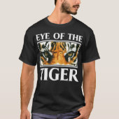 T-shirt Oeil de la pièce en t animale de motivation de (Devant)