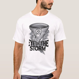 T-shirt Oeil De La Tempête Drôle Tornado