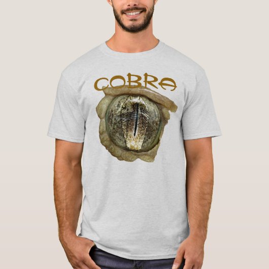 T-shirt Oeil de serpent avec la réflexion de cobra (Devant)