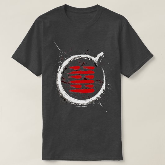 T-shirt Oeil de serpent levant pochette solaire (Design devant)