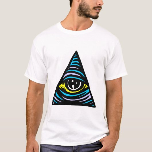 T-shirt Oeil d'Illuminati (Devant)