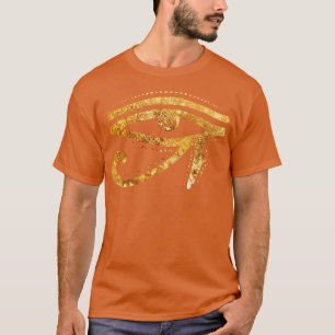 T-shirt Oeil D'Or De RA Egyptian Hiéroglyph