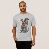 T-shirt Œil du Soleil – Le Faucon Éternel du Désert (Devant entier)