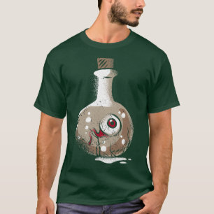 T-shirt OEil éffrayant dans un navire alchimiste