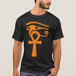 T-shirt Oeil Égyptien De Horus Ankh Egypte Archéologue