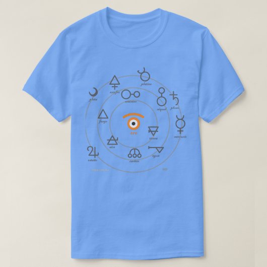 T-shirt oeil en or (Design devant)