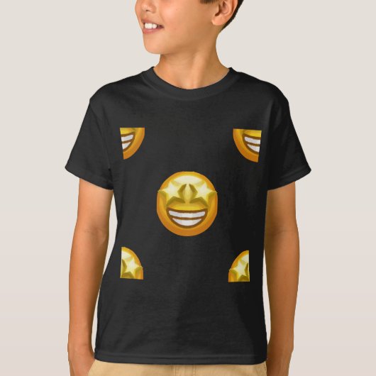 T-shirt oeil étoile émoji (Devant)