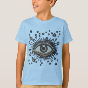 T-shirt Oeil étoile Lune Celeste Nouveau