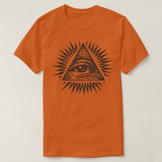 T-shirt Oeil FadedStyle Illuminati (Design devant)