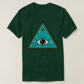 T-shirt Oeil occulte moderne (Design devant)