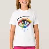 T-shirt Oeil peint (Devant)