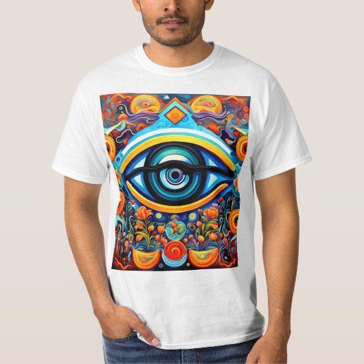 T-shirt Oeil psychédélique (Devant)