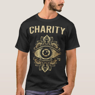 T-shirt Œil qui observe la charité