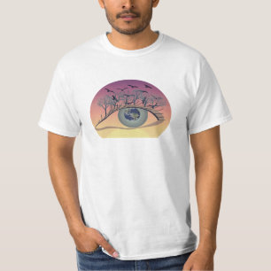 T-shirt OEil sur le monde - Nature & Earth Art