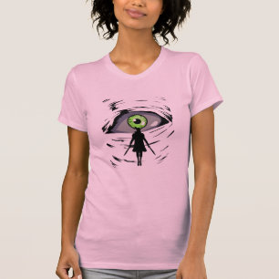 T-shirt Oeil vert guerrier classique