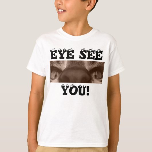 T-shirt oeil vous voyez (Devant)