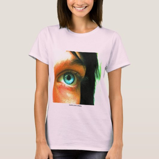 T-shirt oeil voyez vous dames Tww chemise (Devant)