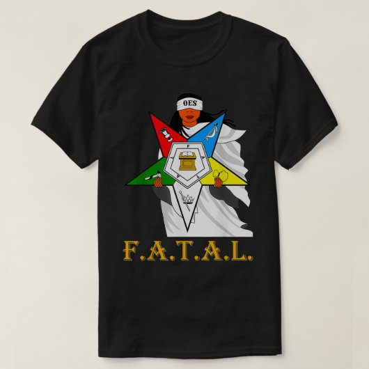 T-shirt OES FATAL Sœur avec masque pour les yeux Eastern S (Design devant)