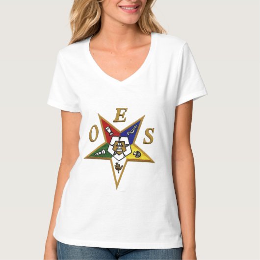 T-shirt OES personnalisé 'T' (Devant)
