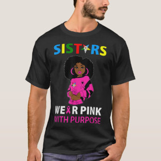 T-shirt OES Soeurs Portent Rose Etoile de l'Est Cancer du