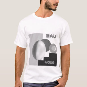 T-shirt Oeuf Blanc Design moderne Bauhaus Personnalisé