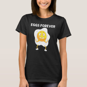 T-shirt Œuf Cool Pour Hommes Femmes Protéines Frits Cuits