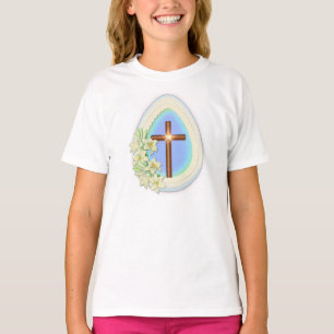 T-shirt Oeuf de fenêtre et croix