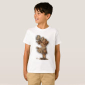 T-shirt oeuf de pâques antique (Devant entier)