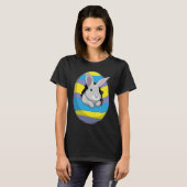 T-shirt OEuf de Pâques Bunny (Devant entier)