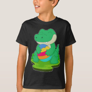 T-shirt OEuf de Pâques crocodile