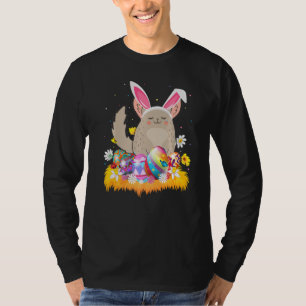 T-shirt Oeuf de Pâques Cute Chinchilla Dimanche de Pâques