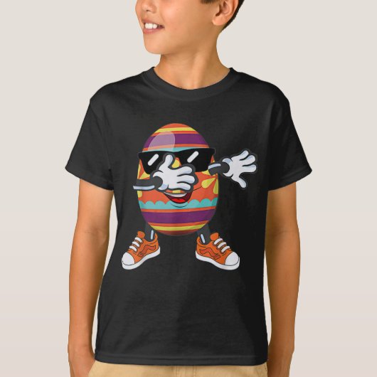 T-shirt Oeuf de Pâques Dabbing (Devant)