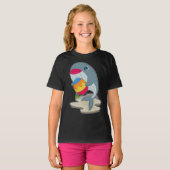 T-shirt OEuf de Pâques de baleine (Devant entier)