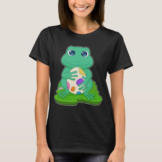T-shirt OEuf de Pâques de Grenouille (Devant)