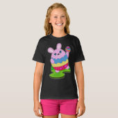 T-shirt OEuf de Pâques de Lapin (Devant entier)