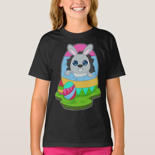 T-shirt OEuf de Pâques de Lapin (Devant)